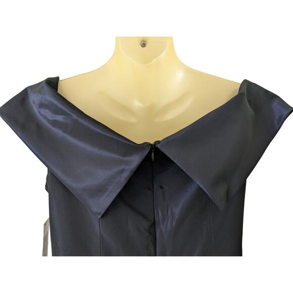 NWT Sz 8 Teri Jon by Rickie Freeman $1050 Formal Dress Mother of Bride Prom - Picture 3 of 7